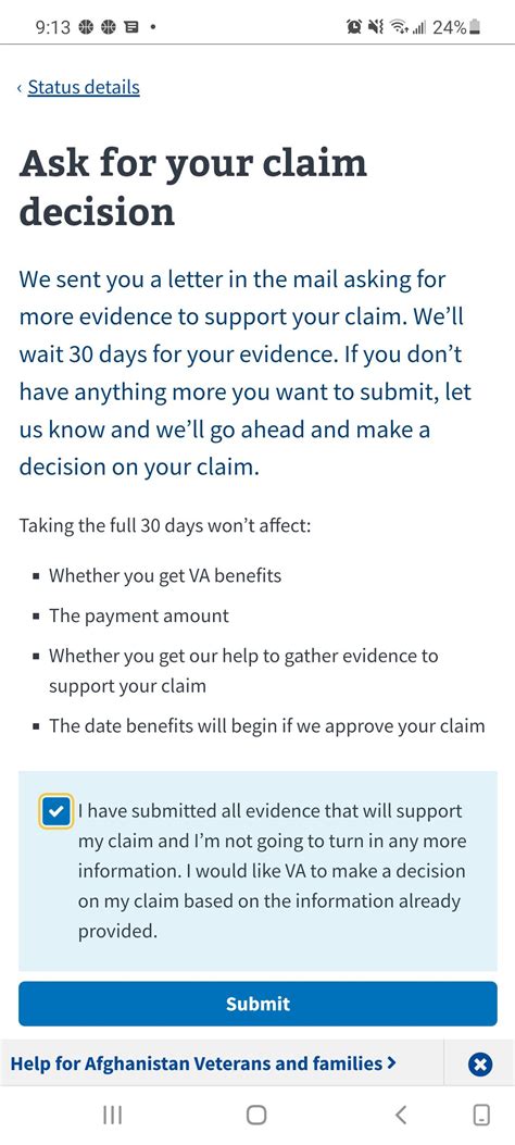 Pending Decision Approval), prepares your claim decision packet (Step 7. . Should i request a claim decision from the va reddit